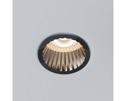 Светильник встраиваемый светодиодный Arco 12W 3000K черный жемчуг IP44 15274/LED