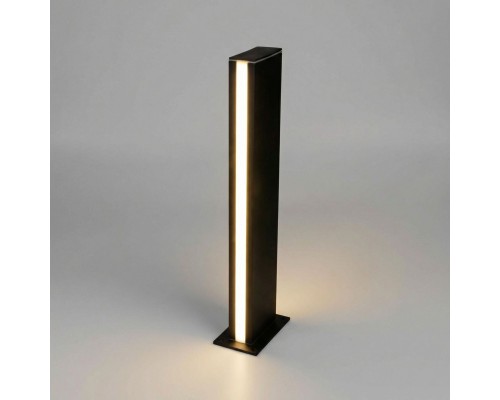 Ландшафтный светильник уличный Flat 3000K чёрный 1538 TECHNO LED черный