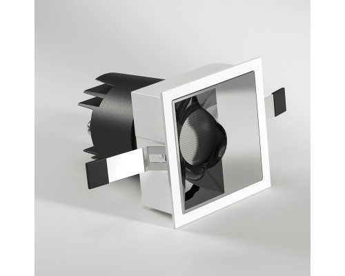 Точечный светодиодный светильник 10W 3000K белый/хром 25091/LED