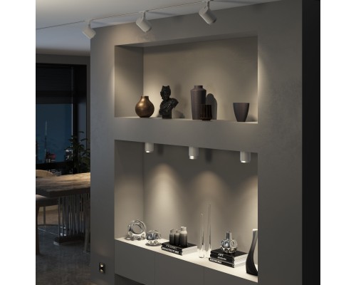 Потолочный светодиодный светильник Cors 25032/LED 10W 4200K белый/серебро