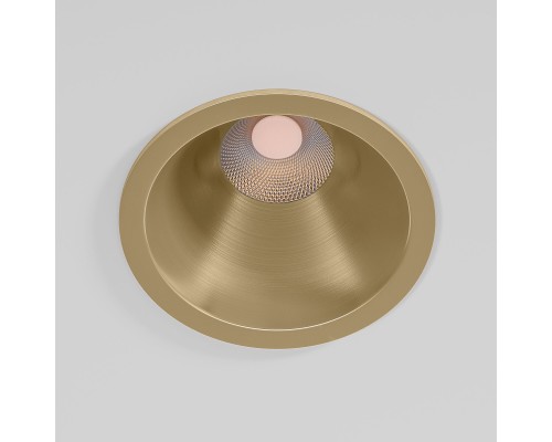 Светильник встраиваемый светодиодный Forte 15W 4000K латунь 25071/LED