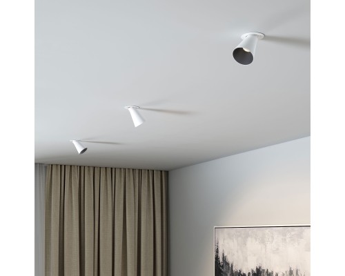 Светильник встраиваемый поворотный светодиодный с антибликовой решеткой Bell 8W 4000K белый 25097/LED