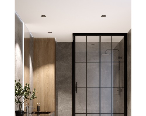 Светильник встраиваемый светодиодный Arco 12W 4000K черный жемчуг IP44 15274/LED