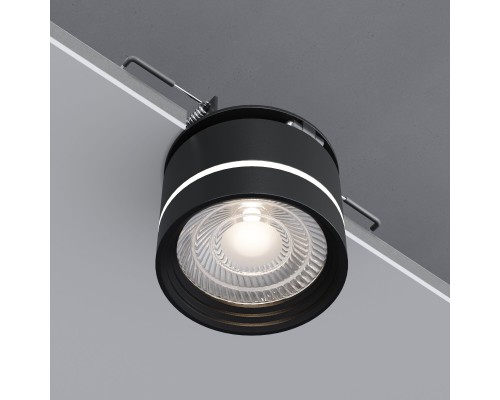 Встраиваемый поворотный светодиодный светильник 8W 4200K чёрный 25035/LED