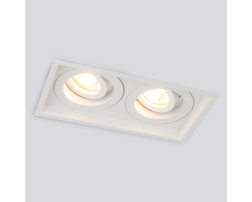 Алюминиевый точечный светильник 1071/2 MR16 WH белый