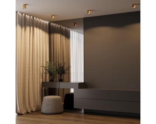 Светильник потолочный светодиодный Primo 12W 3000K латунь 25116/LED