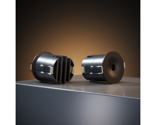 Светильник встраиваемый светодиодный Binnie 12W 4000K черный 15275/LED