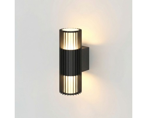 Уличный настенный светильник Entero (35189/W) 3000K черный 35189/W черный