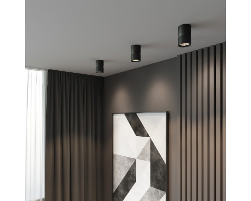 Светильник потолочный светодиодный 12W 4000К чёрный 25049/LED