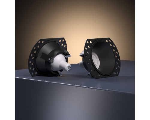 Светильник встраиваемый Renzo черный 25020/01