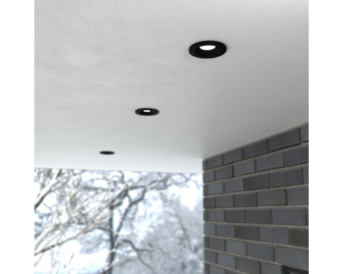 Встраиваемый точечный светильник IP54 35126/U черный