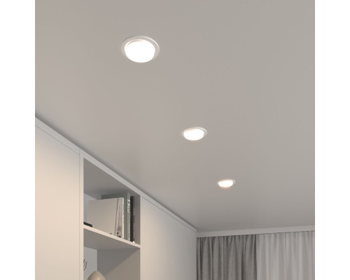 Встраиваемый точечный светильник 1035 GX53 WH белый