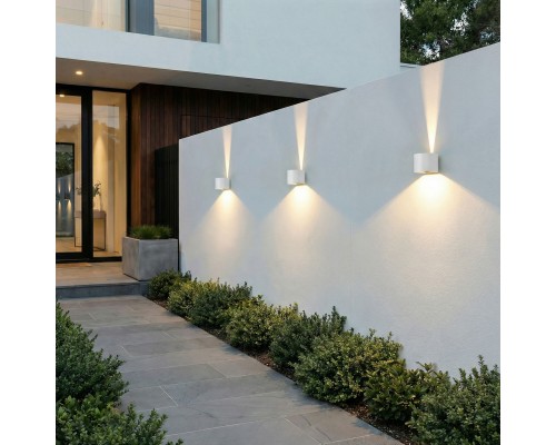 Уличный настенный светильник с регулируемыми лучами BLADE 3000K белый 1518 TECHNO LED