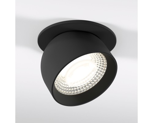 Светильник встраиваемый поворотный светодиодный Uno 8W 4000K черный 25092/LED
