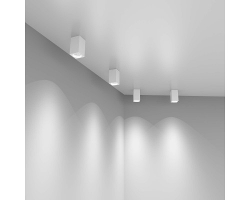 Накладной потолочный светильник 1085 GU10 WH белый матовый