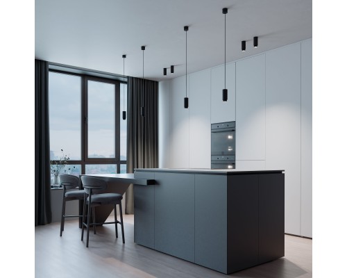 Светильник накладной Nubis GU10 чёрный 25012/01