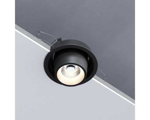 Потолочный светодиодный светильник поворотный Conner 8W 4000K чёрный 25086/LED