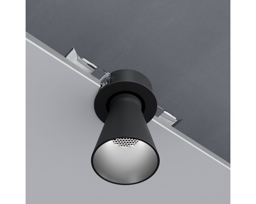 Светильник встраиваемый поворотный с антибликовой решеткой Bell 8W 4000K черный 25097/LED