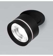 Встраиваемый поворотный светодиодный светильник 8W 4200K чёрный 25035/LED