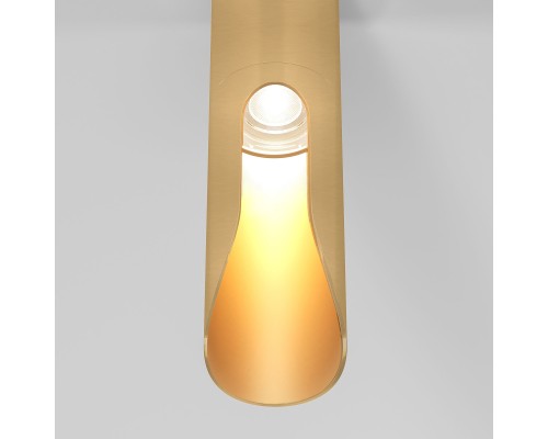 Светильник потолочный светодиодный Apex 7W 4000K латунь 25113/LED