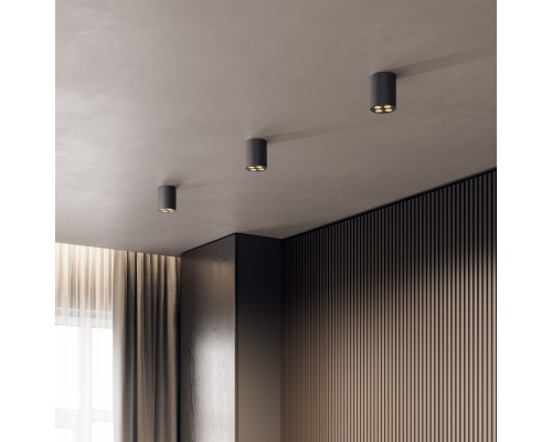 Светильник потолочный светодиодный Points 7W 3000K черный 25111/LED