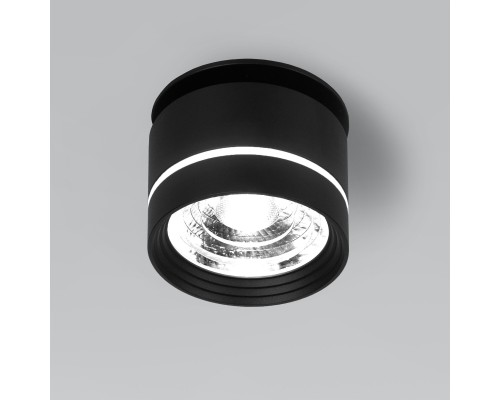 Встраиваемый поворотный светодиодный светильник 8W 4200K чёрный 25035/LED