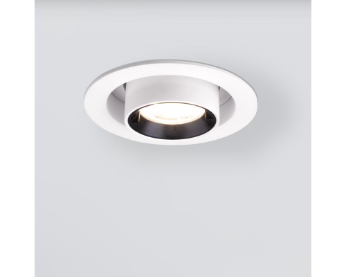 Встраиваемый точечный светодиодный светильник 9917 LED 10W 4200K белый матовый