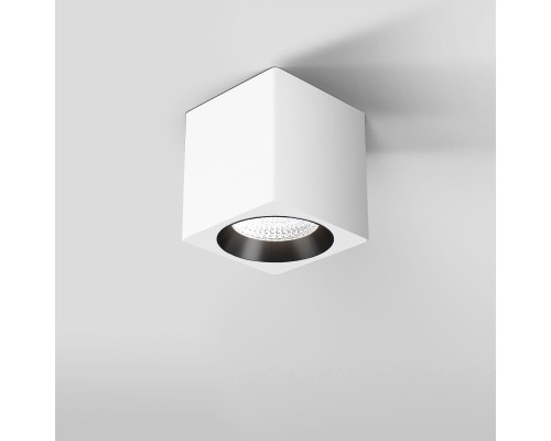 Светильник потолочный светодиодный 9W 4000К Matrix белый/черный 25051/LED