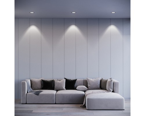 Светильник встраиваемый светодиодный Combi 20W 4000K черный 25069/LED