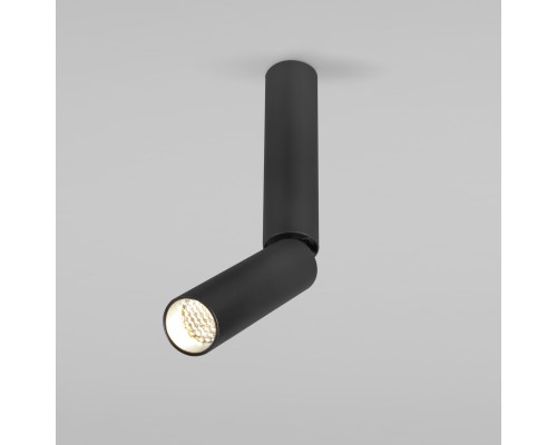 Накладной поворотный светодиодный светильник с антибликовой решеткой Pika 25029/LED 6W 4200K чёрный