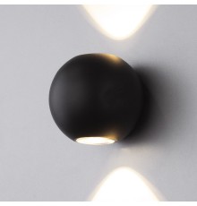 Diver черный уличный настенный светодиодный светильник 1566 TECHNO LED