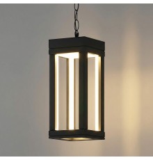 Уличный подвесной светильник Frame 3000K чёрный 1528 TECHNO LED черный