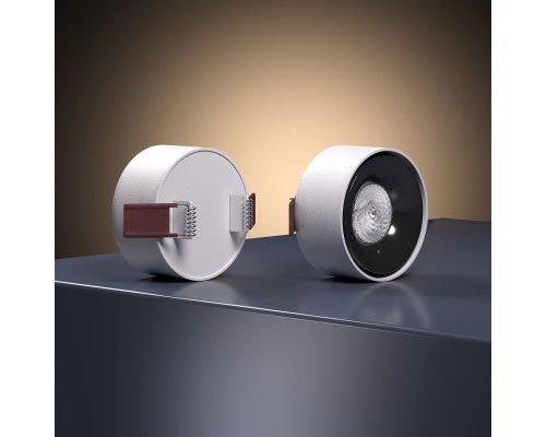 Светильник встраиваемый светодиодный Glam белый/черный 25095/LED