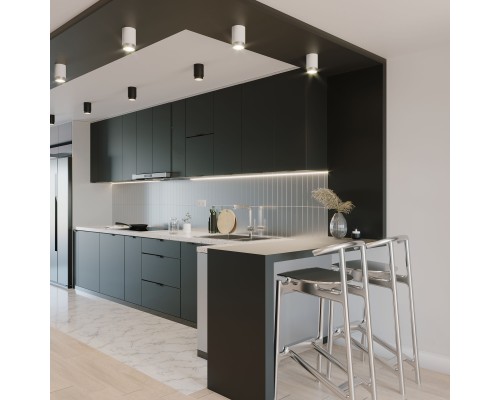 Потолочный светодиодный светильник Cors 25032/LED 10W 4200K белый/серебро