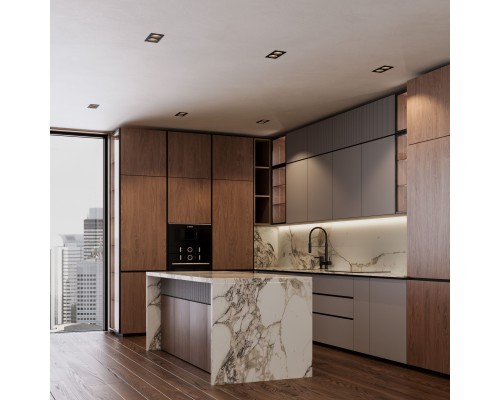 Светильник встраиваемый GU10 черный 15700/02