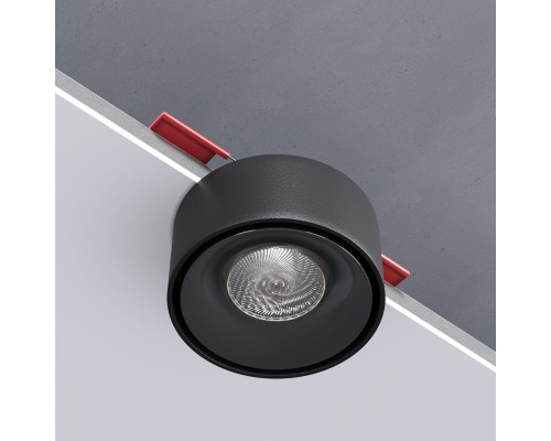 Светильник встраиваемый светодиодный Glam черный 25095/LED