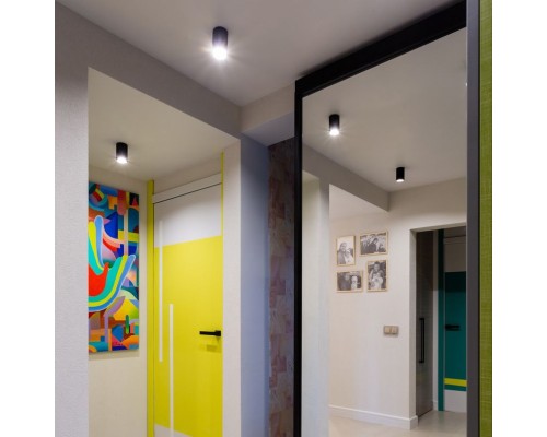 Накладной потолочный светильник GU10 черный DLN112 GU10