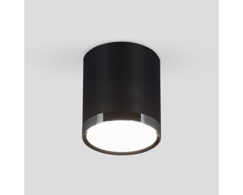 Накладной светодиодный светильник DLR024 6W 4200K черный матовый