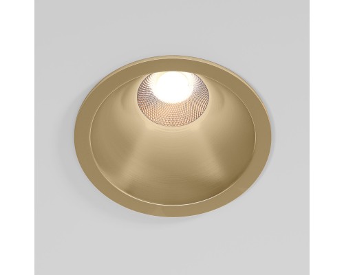 Светильник встраиваемый светодиодный Forte 15W 4000K латунь 25071/LED