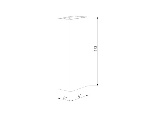 Уличный настенный светильник Blaze LED 3000K черный IP65 35136/W черный