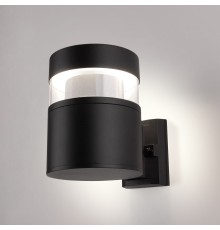 Уличный настенный светодиодный светильник Черный 1530 TECHNO LED