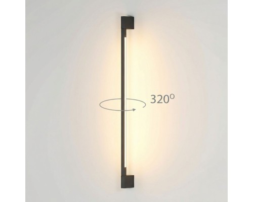 Настенный поворотный светильник Argos 3000K черный IP54 35122/D черный