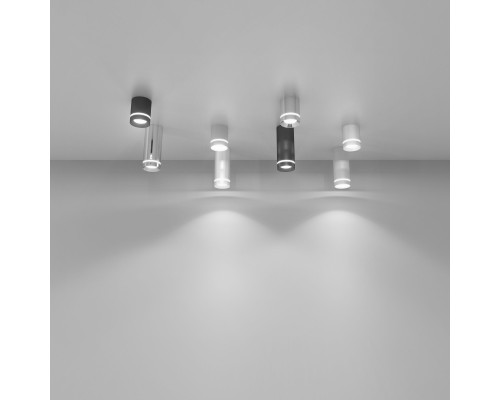 Накладной точечный светильник DLR021 9W 4200K черный матовый