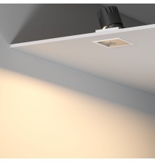 Точечный светодиодный светильник 10W 3000K белый/хром 25091/LED