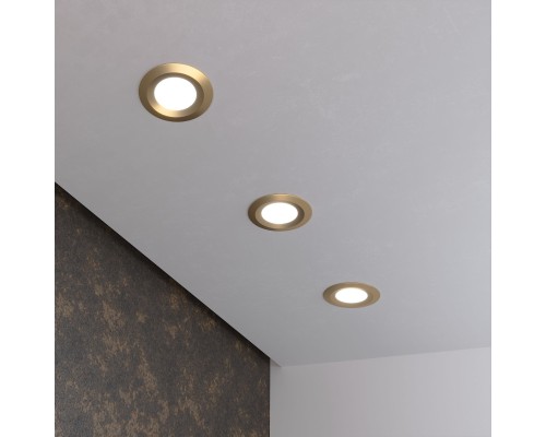 Встраиваемый точечный светильник 110 MR16 золотой