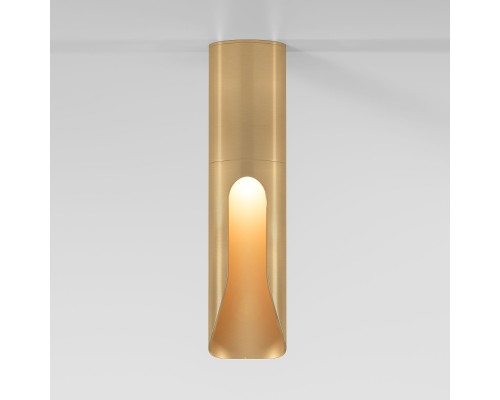 Светильник потолочный светодиодный Apex 7W 4000K латунь 25113/LED