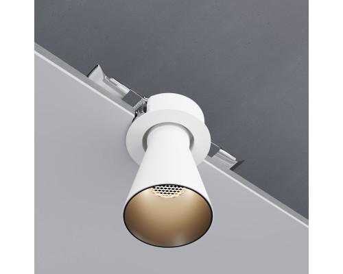 Светильник встраиваемый поворотный с антибликовой решеткой Bell 8W 3000K белый 25097/LED