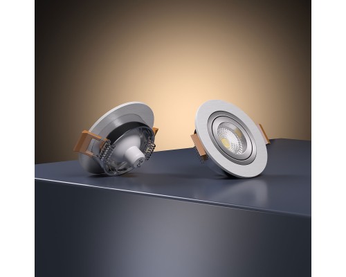 Алюминиевый точечный светильник 1061/1 MR16 WH белый