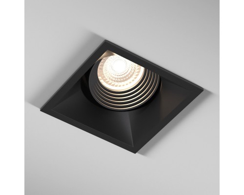 Светильник встраиваемый Punto черный 25017/01