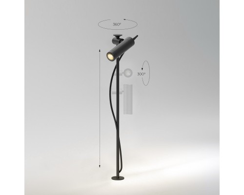 Уличный светильник с регулируемым плафоном Covert 3000K черный IP65 35173/S черный